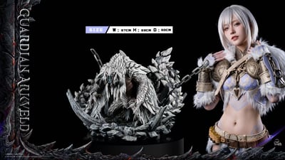 【預購】魔物獵人 收藏雕像 歷戰王鎖刃龍 X RZ睿智12
