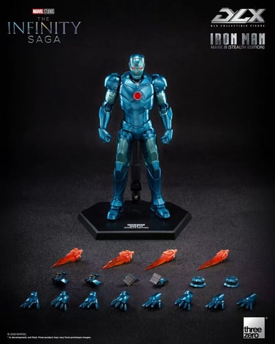 【預購】Marvel漫威 鋼鐵人Mark3 潛行版 3Z09220C0 X Threezero3