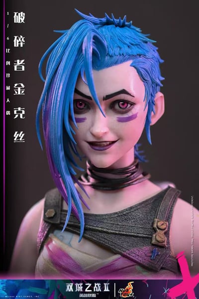【預購】《英雄聯盟:雙城之戰II》TMS183 破碎者金克絲 X HotToys10