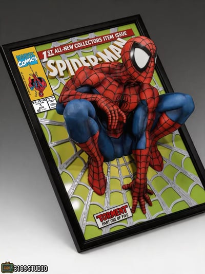 【預購】Marvel漫威 立體壁畫雕像 蜘蛛人漫畫封面 X 3109工作室8