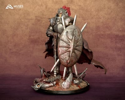 【預購】劍風傳奇 青年火龍“古倫貝魯特”（人類形態雙頭雕）X Muses-Studio3