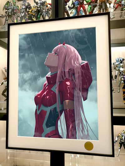 【預購】Zero Two國家隊《雨之零二》動漫裝飾畫 X 星空工作室2