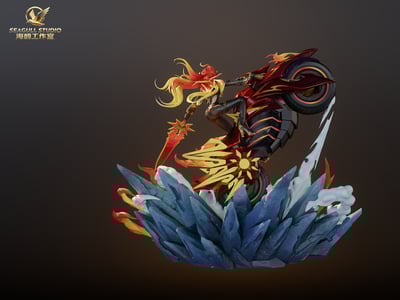 【預購】原神 場景雕像第一彈 火神瑪薇卡 X SEAGULL海鷗3