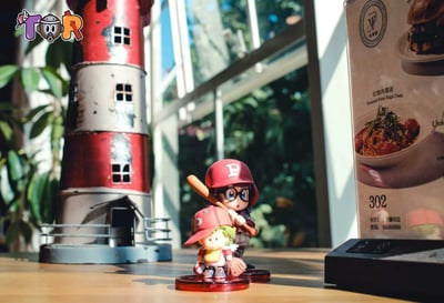 【售罄展示追加請私訊客服@toystationtw】怪博士與機器娃娃 阿拉蕾系列026 棒球阿拉蕾&小嘎 X TOR-Studio3