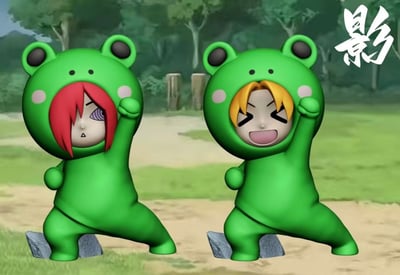 【現貨秒發】火影忍者 青蛙小隊四人組 X 影工作室4