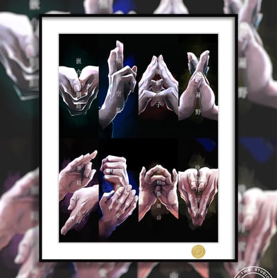 【預購】咒術迴戰《領域展開》動漫裝飾畫 X H2工作室1