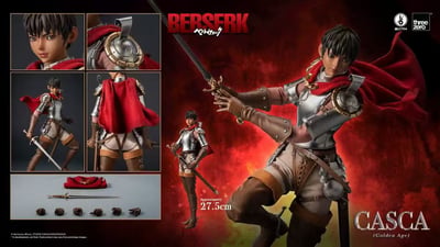 【售罄展示追加請私訊客服@toystationtw】劍風傳奇 可動人偶 3Z09370W0 黃金時代 卡思嘉 X Threezero2