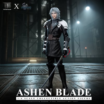 【預購】Ashen Blade 灰白之刃 1/6可動兵人 TB033 X TOYS BATTALION+陸行鳥1