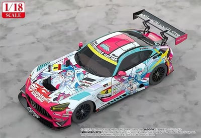 【售罄展示追加請私訊客服@toystationtw】Good Smile 初音未來 AMG 開幕戰痛車 車模 Ver. 再版 X GSC2