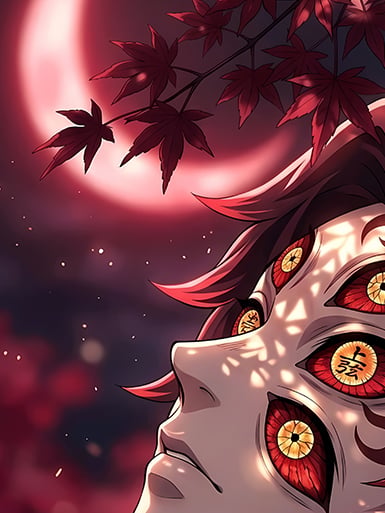 【預購】鬼滅之刃《楓葉黑死牟》裝飾畫&冰箱貼 X 巴洛克工作室6