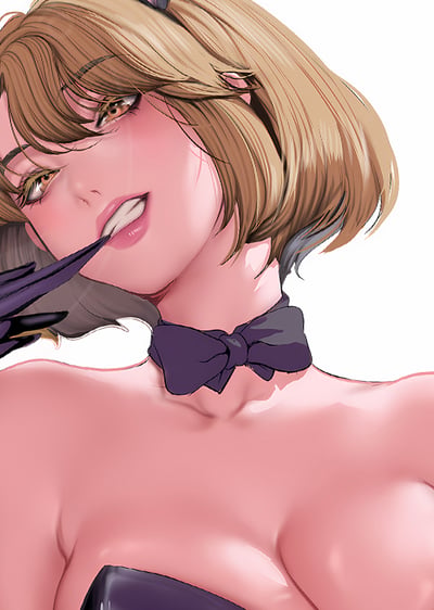 【預購】美麗新世界《兔女郎羅素麗》動漫裝飾畫 X 星空工作室5