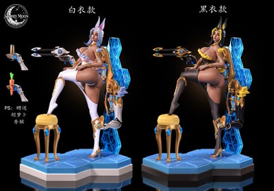 【預購】守望先鋒Overwatch：金馭-商界名兔（白與黑）X Starry Moon Atelier星月工坊2