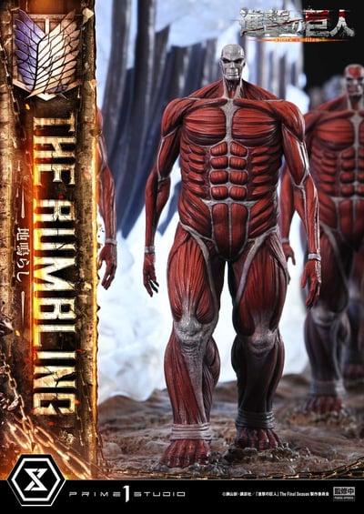 【售罄展示追加請私訊客服@toystationtw】進擊的巨人 雙版本 地鳴雕像 X Prime 1 Statue7