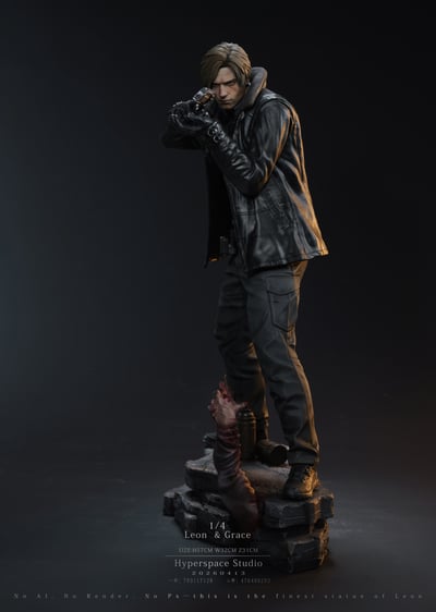 【預購】惡靈古堡 安魂曲系列 里昂＆格蕾絲 X HP-Studio7