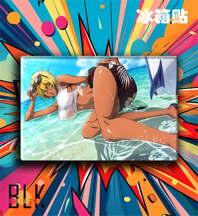 【預購】死神《沙灘赫麗貝爾》動漫裝飾畫&冰箱貼 X 巴洛克工作室3