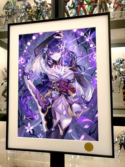 【預購】原神《拔劍雷電》動漫裝飾畫 X 星空工作室2