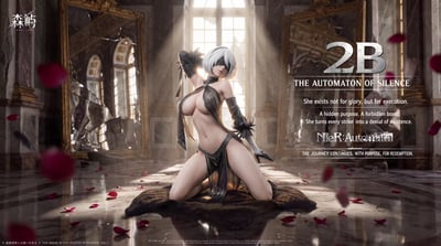 【售罄展示追加請私訊客服@toystationtw】尼爾自動人形 女雕系列 2B X 森嶼工作室2