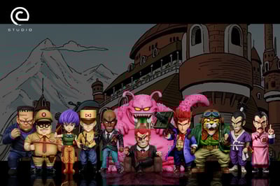 【預購】七龍珠 紅緞帶軍團--B隊隊長 X C-Studio4