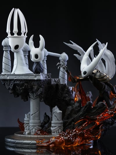 【售罄展示追加請私訊客服@toystationtw】空洞騎士 場景雕像 訣別 X 27獄2