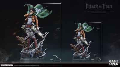 【預購】進擊的巨人 雙比例 利威爾·阿克曼 X Game Over6
