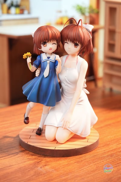 【售罄展示追加請私訊客服@toystationtw】CLANNAD 圓夢母女 古河渚與岡崎汐 X 喵嗚工作室2