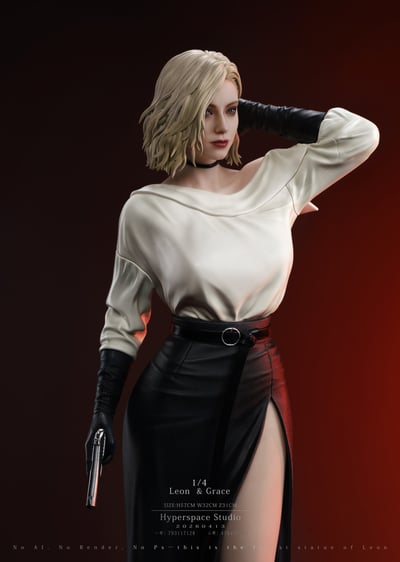 【預購】惡靈古堡 安魂曲系列 里昂＆格蕾絲 X HP-Studio12