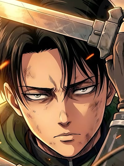 【預購】進擊的巨人《火光兵長》裝飾畫 X 星空工作室5