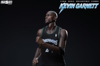 【預購】NBA 1/6收藏級可動人偶套裝 可動眼 森林狼MVP加內特 X Reset-Studio8
