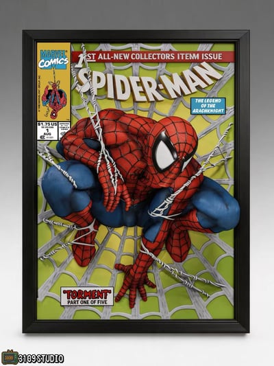 【預購】Marvel漫威 立體壁畫雕像 蜘蛛人漫畫封面 X 3109工作室4