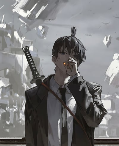 【預購】鏈鋸人《早川秋》動漫裝飾畫 X H2工作室4