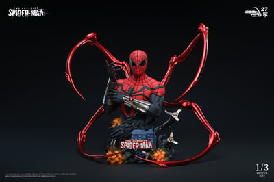 【預購】Marvel漫威 半身像第三彈 究極蜘蛛人-章帕克 X 27獄2