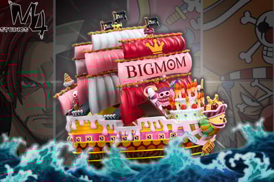 【預購】海賊王 全員船系列第三十六彈 大媽海賊船 女王媽媽聖歌號 X M4工作室2