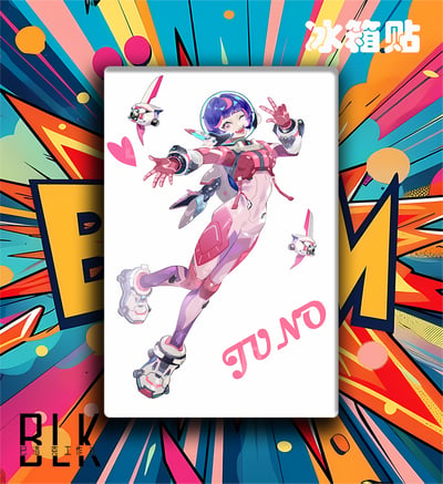 【預購】守望先鋒《朱諾》動漫裝飾畫&冰箱貼 X 巴洛克工作室3