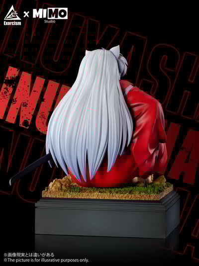 【預購】犬夜叉 托腮犬夜叉雕像 X Exorcism破魔+MIMO3