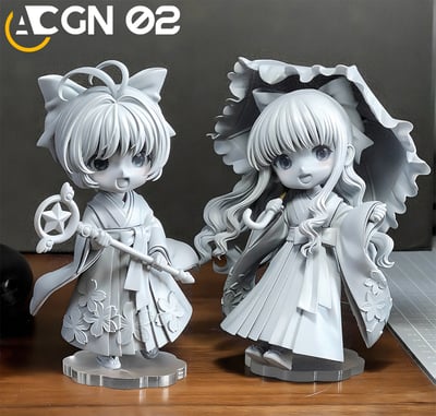 【預購】庫洛魔法使 Q版小櫻&知世2.0 X ACGN 023