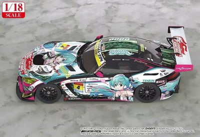【售罄展示追加請私訊客服@toystationtw】Good Smile 初音未來 AMG 開幕戰痛車 車模 Ver. 再版 X GSC7