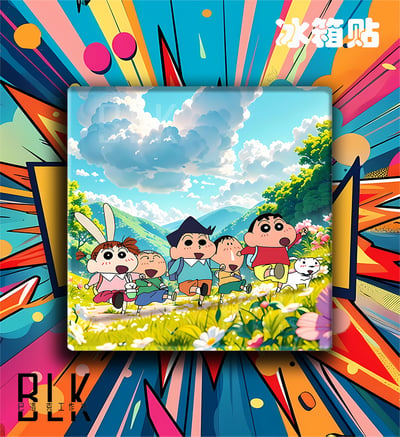【預購】蠟筆小新《出遊春日部》動漫裝飾畫&冰箱貼 X 巴洛克工作室3