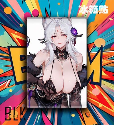 【預購】塵白禁區《吊帶朧嫣》動漫裝飾畫&冰箱貼 X 巴洛克工作室3