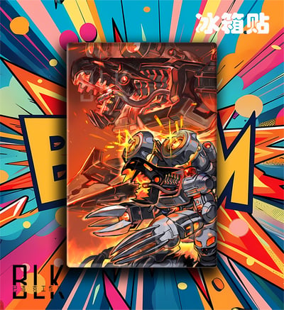 【預購】數碼寶貝《黑暗四天王》動漫裝飾畫&冰箱貼 X 巴洛克工作室10