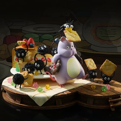 【售罄展示追加請私訊客服@toystationtw】宮崎駿 遇見系列 千與千尋-坊寶寶的收獲 X 神隱工作室1