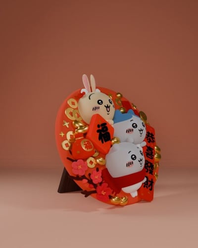 【現貨秒發】吉伊卡哇 喜迎新春 招財進寶 全家福 X 潮社工作室6