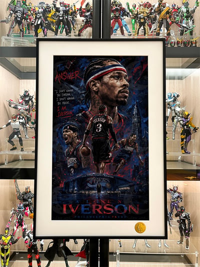 【預購】NBA《王朝-艾弗森》動漫裝飾畫 X 星空工作室2