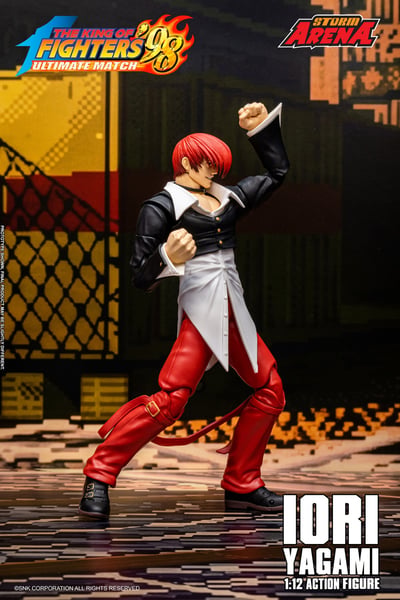 【售罄展示追加請私訊客服@toystationtw】拳皇98UM IORI YAGAMI 八神庵 KFSA04 X Storm Collectibles11