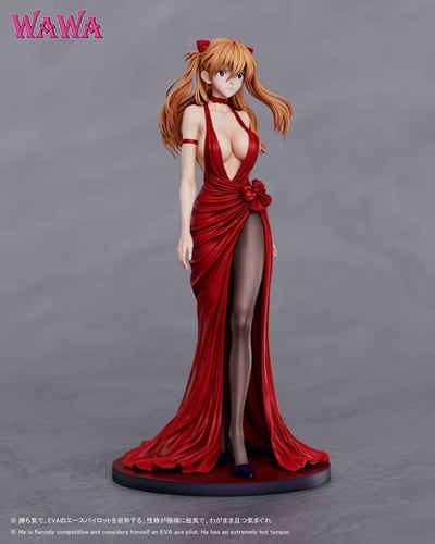【售罄展示追加請私訊客服@toystationtw】Eva新世紀福音戰士 雙版本 禮服明日香 X WAWA工作室8