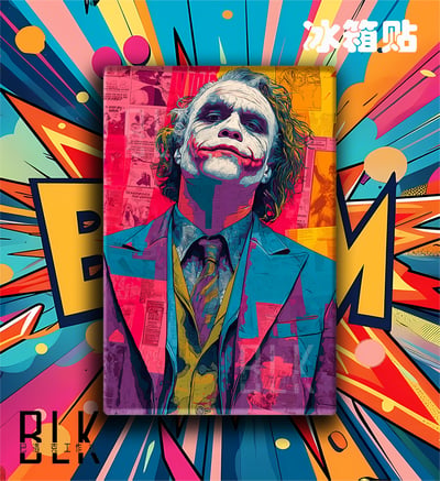 【預購】DC《炫彩小丑》裝飾畫&冰箱貼 X 巴洛克工作室3