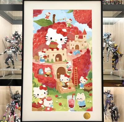 【預購】Hello Kitty《荔枝kitty》動漫裝飾畫 X 星空工作室1