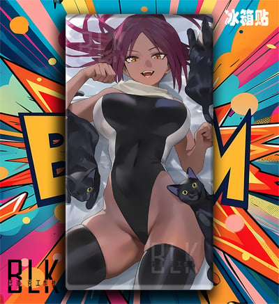 【預購】死神 境·界《黑貓夜一》動漫裝飾畫&冰箱貼 X 巴洛克工作室3