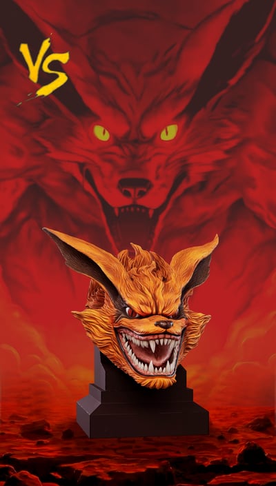 【預購】火影忍者 尾獸頭雕系列第一彈 九尾/九喇嘛頭雕 X VS模玩7