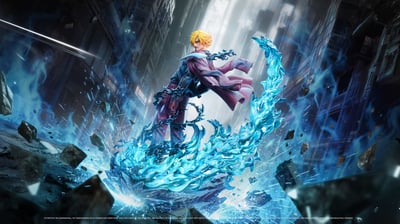 【預購】海賊王 雙版本 魔炎山治-香吉士 X 辰炎工作室2