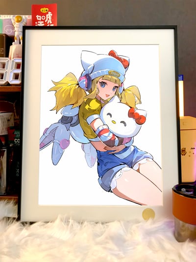 【預購】守望先鋒《kitty朱諾》動漫裝飾畫 X 星空工作室4